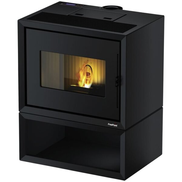 FREEPOINT Pelletofen Modo, 9,36 kw, WiFi-fähig – schwarz