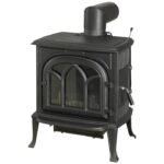 GLOBEFIRE Gussofen Mercury, Gusseisen, 7 kW – schwarz – Bild 2