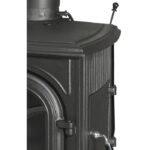GLOBEFIRE Gussofen Mercury, Gusseisen, 7 kW – schwarz – Bild 4