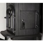 GLOBEFIRE Gussofen Mercury, Gusseisen, 7 kW – schwarz – Bild 8