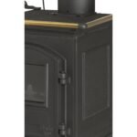 GLOBEFIRE Gussofen Pluto, Gusseisen, 5 kW – schwarz – Bild 5