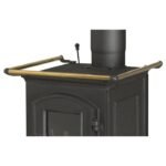 GLOBEFIRE Gussofen Pluto, Gusseisen, 5 kW – schwarz – Bild 7