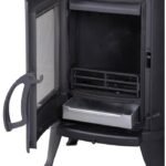 GLOBEFIRE Gussofen Sirius, Gusseisen, 6 kW – schwarz – Bild 6