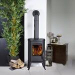 GLOBEFIRE Gussofen Sirius, Gusseisen, 6 kW – schwarz – Bild 7