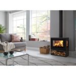 PANADERO Kaminofen Java Trivision, Stahl, 6,7 kW – schwarz – Bild 2