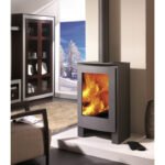 PANADERO Kaminofen Nevada, Stahl, 8,7 kW – schwarz – Bild 2