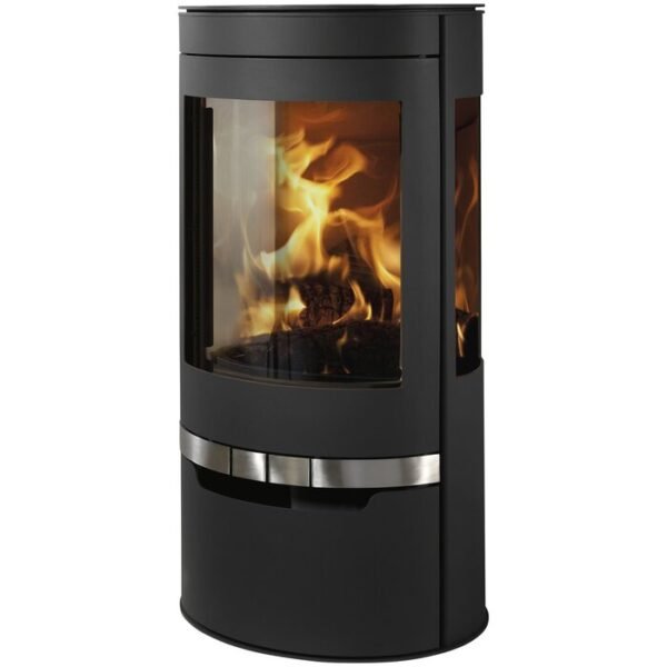 PANADERO Kaminofen Suerte, Stahl, 8 kW – schwarz