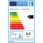 PANADERO Kaminofen Suerte, Stahl, 8 kW – schwarz – Bild 3