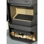 THERMIA Kaminofen Bern V1, Stahl, 6 kW – grau – Bild 4