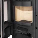 THERMIA Kaminofen Nürnberg XL, Stahl, 8 kW – schwarz – Bild 5